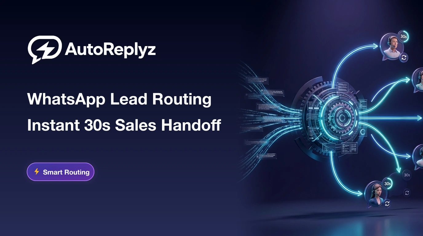 Managing Sales Teams on WhatsApp: Automated Lead Routing & Round-Robin Guide